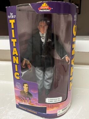 The Horror of Titanic Thomas Andrews Collectible Figure - Black & Gray Outfit
